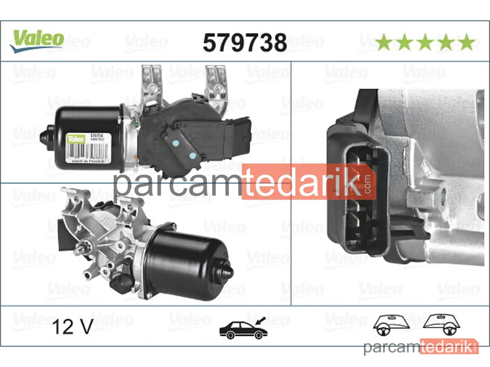 Silecek Motoru — Renault Clio III, Renault Clio III Grandtour - 579738